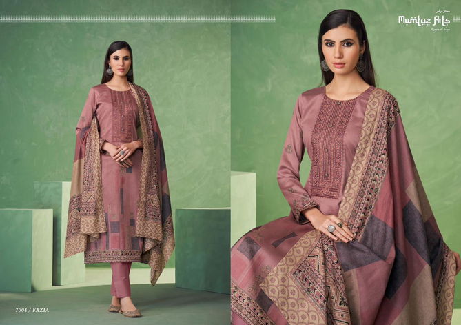 Mumtaz Arts Jam Satin Wholesale Printed Dress Material Catalog